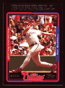 Pat Burrell Philadelphia Phillies 2005 Topps Black #550 SN /54 - Picture 1 of 2