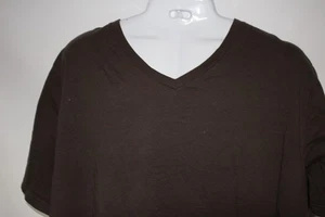 OLD NAVY HERREN T-SHIRT BRAUN V-AUSSCHNITT S/S GR: 4XL 4X GEBRAUCHT - Bild 1 von 2