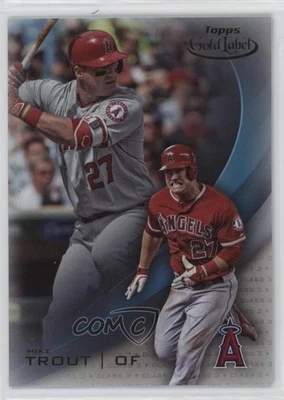 2016 Topps Gold Label Class 3 Mike Trout #1 - Image 1 of 3