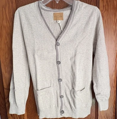 Nuevo con etiquetas Cárdigan Hope & Henry Niñas Talla Grande Algodón Tostado L Grandpacore Acogedor Foto 1 de 4