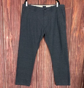 J. Pantalones chinos Crew Flex ajustados azules para hombre talla 36 x 30 NUEVO - Imagen 1 de 6