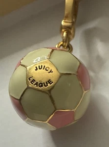 Juicy Couture Fußball Charm rosa für Armband ältere Version Juicy League 1 Zoll - Bild 1 von 4