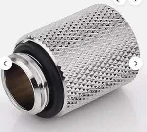 Bitspower G1/4" Male to Female Extender Fitting, 20mm, Silver Shining - Afbeelding 1 van 1