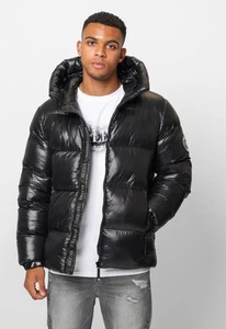 Valere Milano Mens Puffer Bubble Jacket Hooded Padded Puffa Winter Coat Tomeo GG - Picture 1 of 9