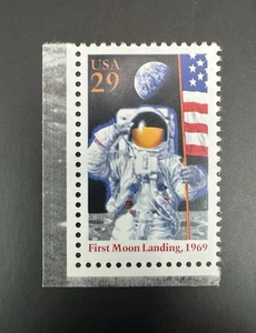 1994 USA #2841a 29c First Moon Landing - Single Mint Stamp Astronaut - Bild 1 von 2