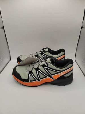 Nuevo Salomon Speedcross Juniors Zapatos para Correr Hierro Forjado/Negro/Naranja Vibrante Foto 1 de 4