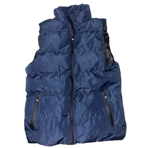 Zara Black Puffer Vest Full Zip with Pockets Women’s Size 2XL - Picture 1 of 3