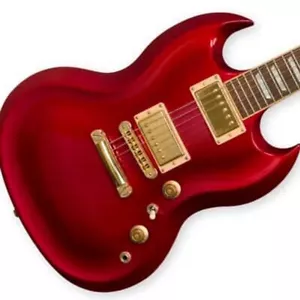 Ginbest electric guitar Diablo SG model Metalic red color - Picture 1 of 8