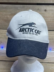 Arctic Cat Tan Black Trucker hat Adjustable Osfm - Picture 1 of 6
