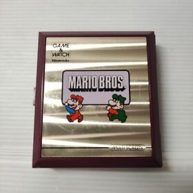 Super Vintage Game Watch Nintendo Mario Bros Mariobros used japan vg cond F/S
