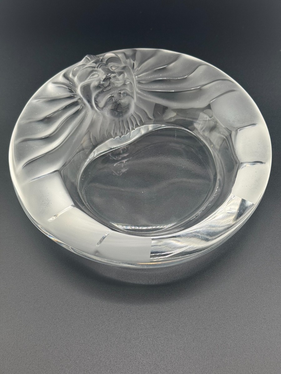 LALIQUE フロストガラス ライオン Lalique Crystal Large Standing Duck | eBay