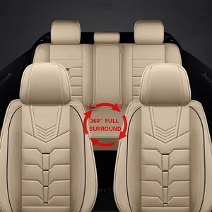 Full Set Car Seat Covers Pad Faux Leather Protector For Lexus GS 350 2013-2021 - Picture 1 of 7