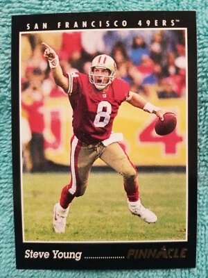 1993 PINNACLE STEVE YOUNG #255 SAN FRANCISCO 49ERS - Image 1 of 4