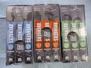 AVENGERS VHS TAPES SEALED STEED PEEL MACNEE RIGG SEALED BOX SET 1 2 3 '67 TV - Picture 1 of 5