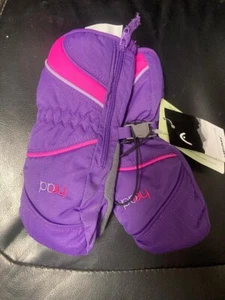 HEAD Child's size XS Purple Ski Mittens - Picture 1 of 3