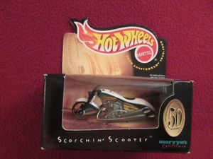Hot Wheels Scorchin' Scooter Mervyn's 50th Anniversary 1949-1999 NIB - Picture 1 of 7