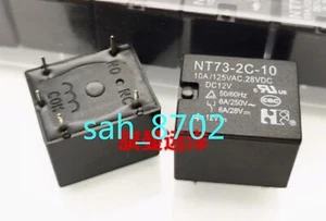 5 PCS NEW Ford 12V 5-pin 10A 12VDC relay NT73-2C-10 DC12V - Picture 1 of 2