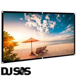 100 Inch 16:9 Front & Back Rear Projection Screen Curtain Film for All Projector - Picture 1 of 6