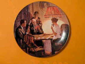 Norman Rockwell Collectible plate "This is the Room That Light Made" Knowles - Picture 1 of 4