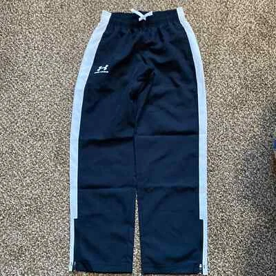 NWT black & white youth medium lightweight Under Armor pants - Image 1 of 4
