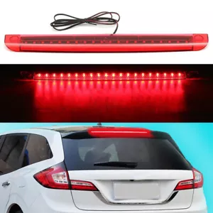 12V Car Red 20 LED High Mount Level Third 3RD Brake Stop Rear Tail Light Lamps - Picture 1 of 9