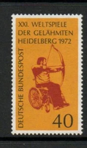 DEPORTES > ALEMANIA 1972 TIRO CON ARCO PARALÍMPICO MNH 1 valor [#4990] - Imagen 1 de 1