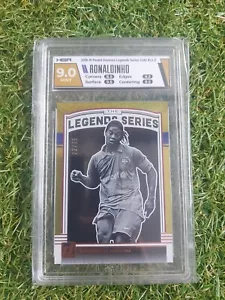 2018-19 Panini Donruss Soccer, Legends Series Gold /75 Ronaldinho Barcelona HGA9 - Bild 1 von 2