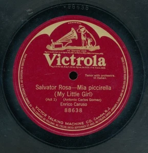 78tk-12 Zoll-Klassik-Victrola 88638-Enrico Caruso (auf Italienisch) - Bild 1 von 1