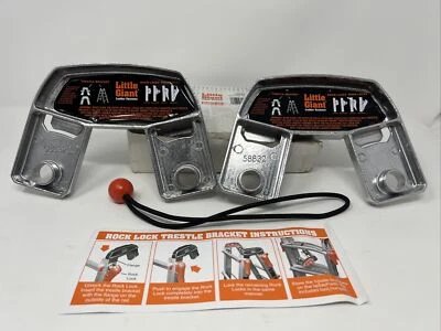 1 NEW Little Giant 26260 Trestle Brackets Rapid Locks Rock Locks Ladder System - Image 1 of 4