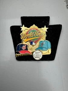 CLEVELAND INDIANS VS FLORIDA MARLINS 1997 WORLD SERIES FALL CLASSIC PIN P David - Picture 1 of 3