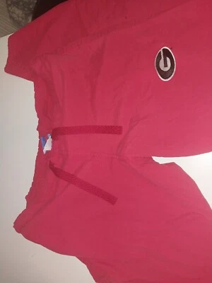 Pantalones Gel Scrubs Rojo Pequeño Georgia Bulldogs Usados Foto 1 de 4