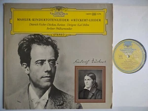 FISCHER-DIESKAU SINGS MAHLER KINDERTOTEN & 4 RUCKERT LIEDER BPO BOHM DG 138 879 - Picture 1 of 4