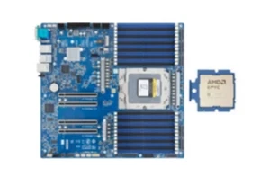 Gigabyte MZ33-AR1 Motherboard With AMD EPYC 9755 QS SP5 128C/256T 1.9-2.7GHz CPU - Afbeelding 1 van 4