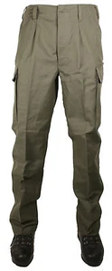 New German Army Olive Moleskin Trousers, Original Quality - Picture 1 of 3