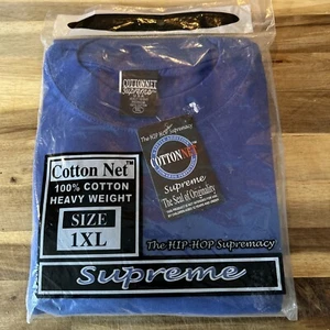 CottonNet T-Shirt Round Neck Short Sleeve 1XL Hip Hop Supremacy NEW In Package - Picture 1 of 3