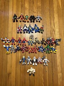 Playskool Imaginext Lot Of 34 Marvel, DC, Starwars And More