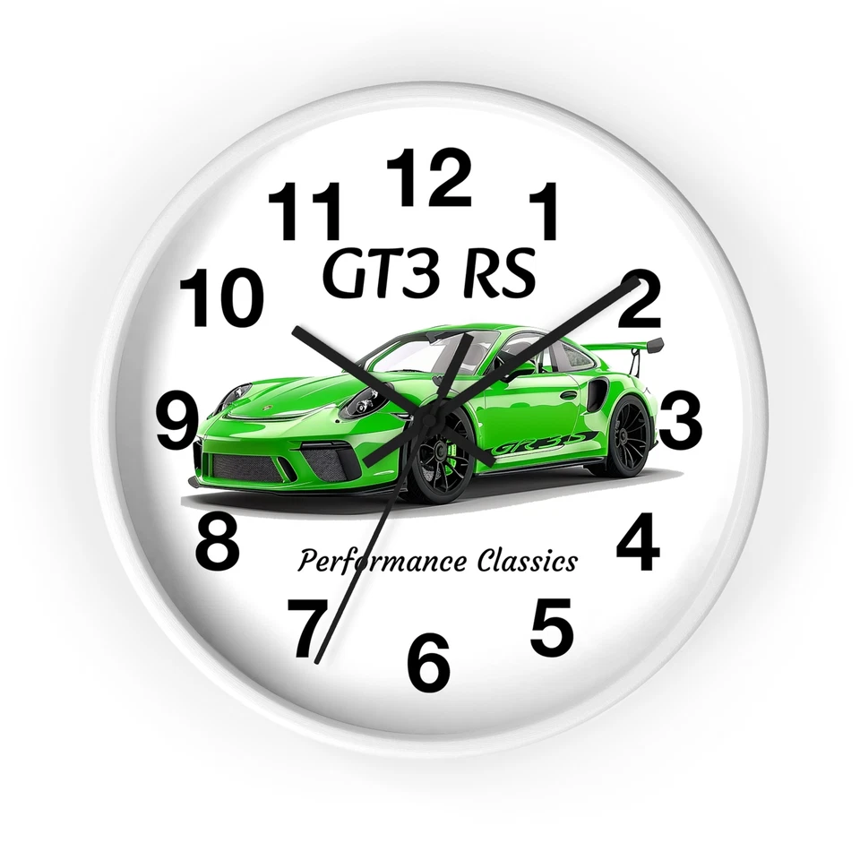 Настенные часы Porsche, уникальный подарок для любителей автомобилей папы, босса, офиса, витрины магазина - Изображение 1 из 1