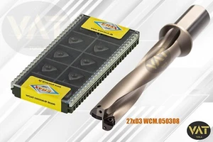 10 x WCMT050308-SF ER600 + D = 27xD3 batteria trapano completo/piastre reversibili NUOVO - Foto 1 di 1
