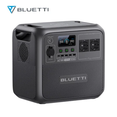 BLUETTI AC180 Powerstation 1800W 1152Wh Solarpeicher Optionale Solarpanel  - Bild 1 von 4