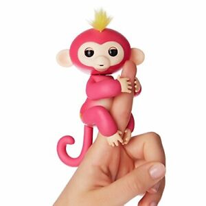 Fingerlings ouistiti bebe singe interactif rose avec son 