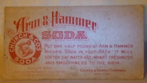1886+ Arm & Hammer Church & Co's SODA Advertising Blotter Church & Dwight Co NY - Picture 1 of 2
