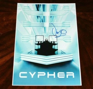 DIRECTOR VINCENZO NATALI SIGNED CYPHER 12X18 MOVIE POSTER HORROR!!! - Picture 1 of 1