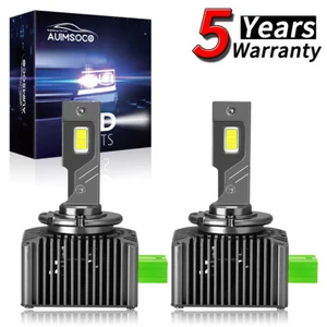 D3S LED Headlight Bulbs White Xenon HID Replacement For Jeep Cherokee 2014-2016 - Picture 1 of 12