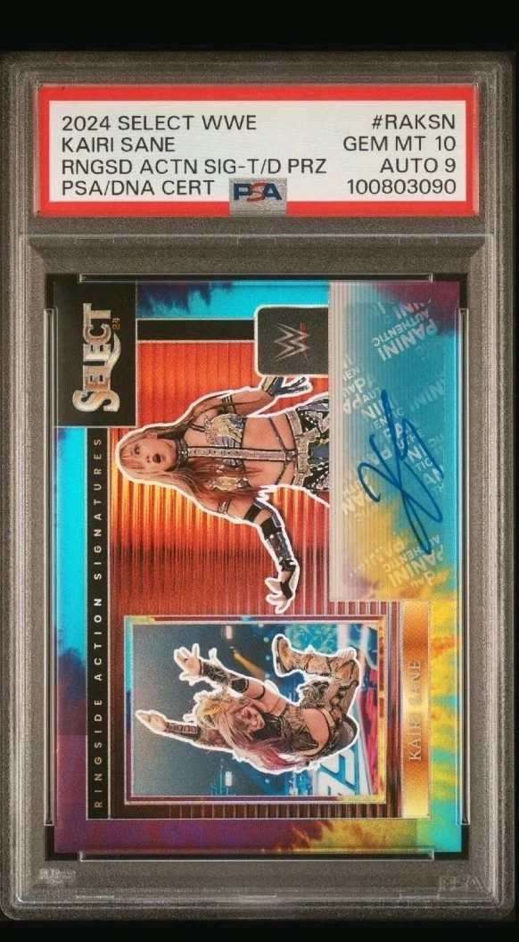 2024 Panini Select WWE KAIRI カイリ Kairi Sane 2024 Panini Select WWE GOLD Wave RINGSIDE ACTION AUTO