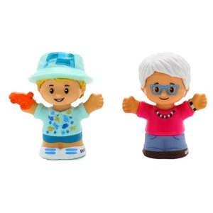 Pack de 2 figuras de acción Fisher-Price Little People, abuela y abuelo - Imagen 1 de 4