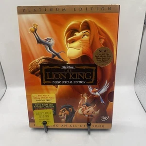 NEW - Disney The Lion King Platinum Special Edition (2-Disc DVD Set) + Slipcover - Picture 1 of 3