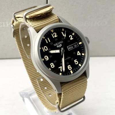 Seiko 5 Sports Field series SRPG35 Men's Watch 40MM Black Dial Automatic Watch - Image 1 of 4