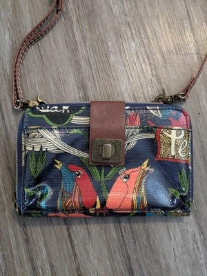 Sakroots Love Peace Smartphone Bandolera Cartera Muñequera Bolso de Hombro Foto 1 de 4