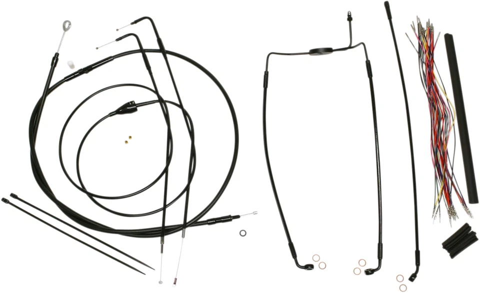 Magnum - 486282 XR Kit de instalación de manillar negro Road King clásico EFI FLHRC Foto 1 de 1