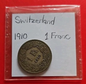 1910 Switzerland 1 Franc - Picture 1 of 3